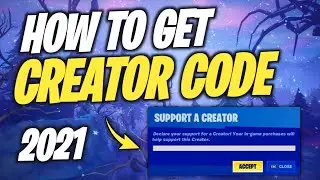 How To Get Support a Creator Code In Fortnite ✅ Support a Creator Program 2.0