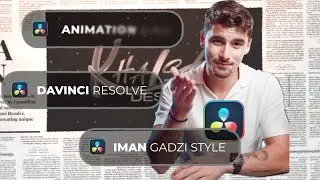 Call Out Title: Iman Gadzi Style Animation in DaVinci Resolve