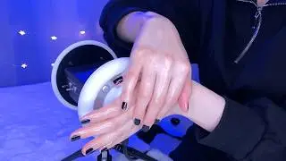 ASMR Brain Melting Oil Ear Massage for Sleep 😪 3Dio, whispering / 耳マッサージ