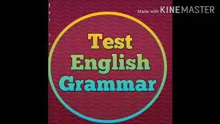 Test your English grammar l test in English l Test English Grammar