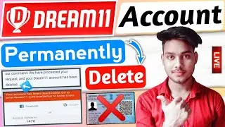 How to delete dream11 account permanently | Dream11 account delete kaise kare | Tech HackerJi