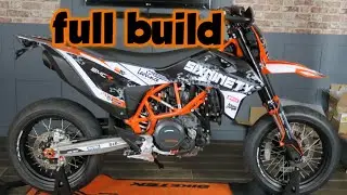 2022 SMC R 690 supermoto build | full custom build | arrow exhaust