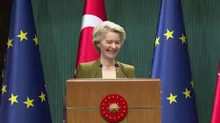 European Commission President Ursula von der Leyen in Ankara, Türkiye