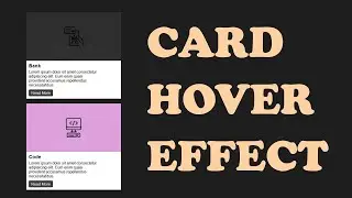 Card Hover Effect - 2 | HTML CSS