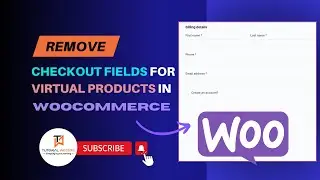 Remove Checkout Fields for Virtual Products in WooCommerce #tutorialswebsite