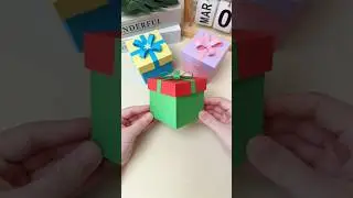 Gift Box Making With Paper / Diy Gifts For Best Friend Gift Box Making ideas Easy School Project Diy