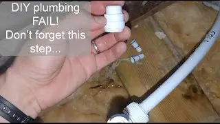 Major FAIL with the plumbing!