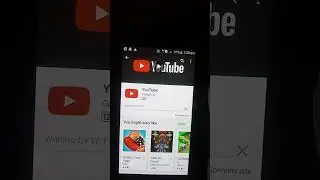 YouTube version update A new version of YouTube is available install it now from Google pay