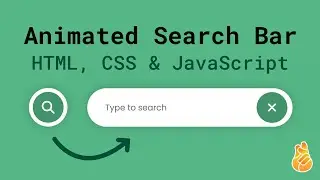 Animated Search Bar with HTML, CSS, & JavaScript | Interactive and Engaging UI