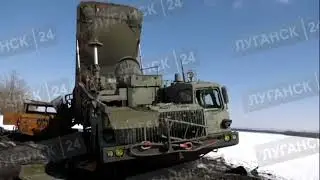 Уничтоженный дивизион ЗРК С-300ПС ВСУ под Сватово (ЛНР). Весна 2022 г.