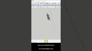 How to Extrude a curved line in Sketchup