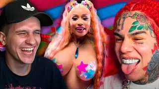 ИГОРЯО СМОТРИТ TROLLZ - 6ix9ine with Nicki Minaj (Official Lyric Video)