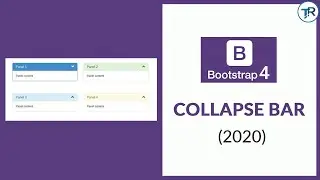 HOW TO CREATE ACCORDION IN BOOTSTRAP 4 (2020) | HOW TO CREATE COLLAPSE PANEL IN BOOTSTRAP