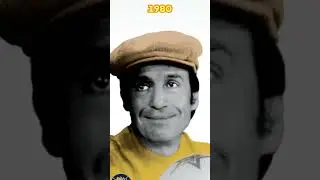 Los cambios de CHESPIRITO // 1929 a 2014 #chavodel8 #chespirito #elchapulincolorado #shorts