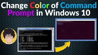 Change Color of command prompt in Windows 10 | How to  💻⚙️🐞