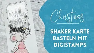 Shaker Karte mit Digistamps basteln