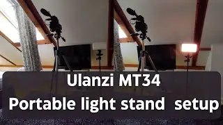 Ulanzi MT34 Portable Light Stand Setup