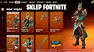 SKLEP FORTNITE 29.01.2025 - GUAN YU, SKRYTY CZEMPION, JACK SPARROW, BRZOZA #fortnite