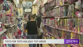 Toys for Tots holiday toy drive kicks off