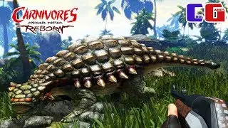 Охотник на динозавров! Поймал Стегозавра и Анкилозавра в игре Carnivores: Dinosaur Hunter Reborn