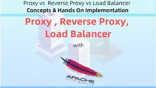 Setup Apache Server as forward proxy, reverse proxy & load balancer. Step by step implementation