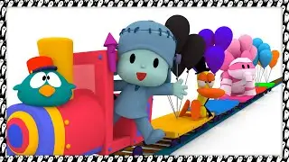 🚂 POCOYO ENGLISH - Learn Colors with Halloween Crazy Train 🎃 Full Episodes | VIDEOS & CARTOONS