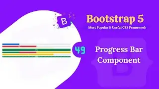 Bootstrap 5 progress bar component.