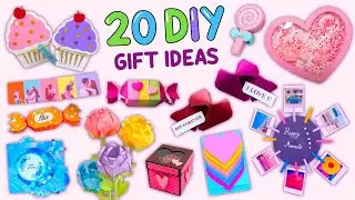 20 DIY GIFT IDEAS - Handmade Presents - Birthday Gift Card - BFF Gift and more...