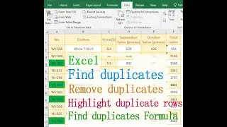 How to remove duplicates in Excel (find, mark, highlight duplicate rows with color or formula)