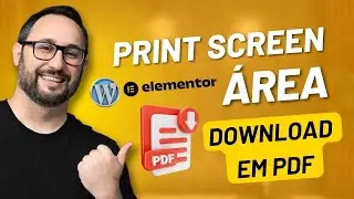 Gere e Baixe um PDF a partir de um Print Screen de uma Área da Tela no Elementor e WordPress