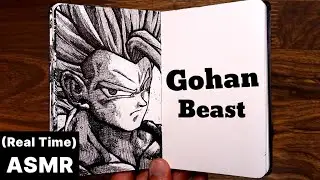 [ASMR] Drawing GOHAN BEAST - Dragon Ball (Real Time)