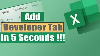 How to Add & Remove Developer Tab in the Main Ribbon in Excel | Excelgraduate