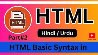 HTML Basic Syntax in Hindi / Urdu #coding #html5 #htmltutorial #basic #syntax #hindi #urdu