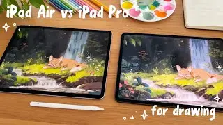 🤩 NEW iPad Air vs iPad Pro for Drawing, PROCREATE and Artists - Which Should You Choose?