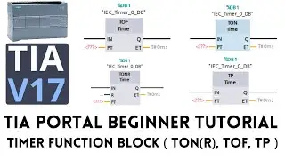 TIA portal tutorial - Timer function block