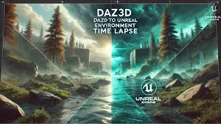 Daz3D to Unreal Environment Time Lapse