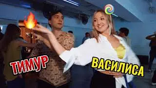 Тимур и Василиса танцуют сальсу. Salsa Social Party // 2023.06.10