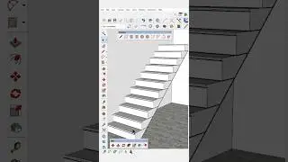 ‏The FASTEST Way to Create Stairs in SketchUp! #sketchup #lumion #stairs #architect #architecture