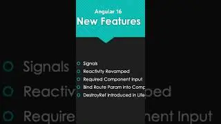 Angular 16 new features# Angular 16