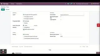 Odoo Survey Module