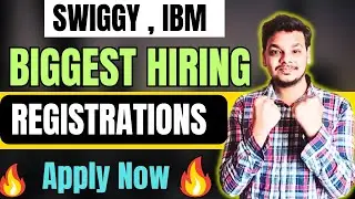 IBM , Swiggy Biggest Direct Hirings | OFF Campus Drive For 2025 , 2024 , 2023 Batch Hiring | Fresher