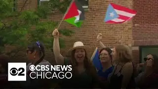 Crowds gather to celebrate Puerto Rican Peoples Day Parade