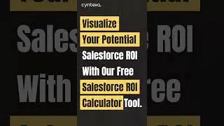 Salesforce ROI Calculator |  Maximize your Salesforce Investment | Cyntexa #salesforceroicalculator