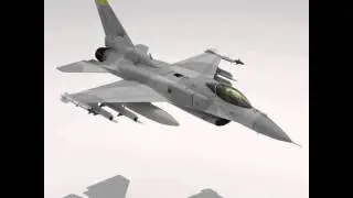 F-16E block 60 3D model from CGTrader.com