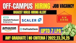 Amazon offcampus drive for fresher | Fresher offcampus hiring for graduate