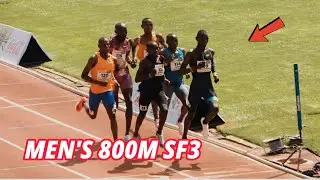 Aaron Cheminingwa Wins 800m Semifinal 3 || Paris Olympics Trials 2024