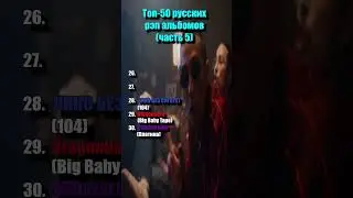 Топ-50 русских рэп альбомов (часть 5) 