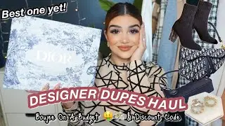 DESIGNER DUPES HAUL FT. FASHIONPLUG + Discount Code! *Boujee On A Budget*