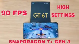 Realme Gt 6T Bgmi 90 fps Gameplay 🔥