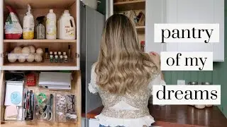 Organizing my dream pantry + laundry room (the remodel is almost complete!)